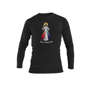 Open image in slideshow, DIVINE MERCY Shirt (Long Sleeve) | DIVINE MERCY Camiseta (Manga Larga)
