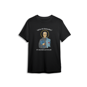 ST MAXIMILIAN KOLBE Shirt (Short Sleeve) | SAN MAXIMILIANO KOLBE Camiseta (Manga Corta)